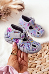Befado Papci Shoes 190p093 Gray-Blue