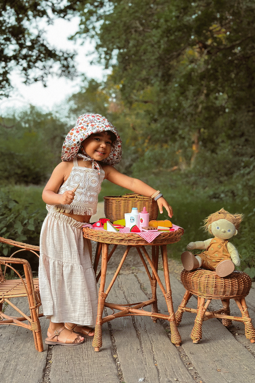 Klasické dětské sandály Hnědé Izzy