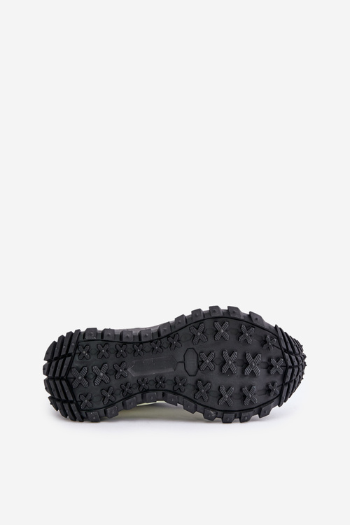 Kožené Dámske Sneakersy Na Platforme Big Star OO274A220 HI-POLY SYSTEM Biela-Čierna