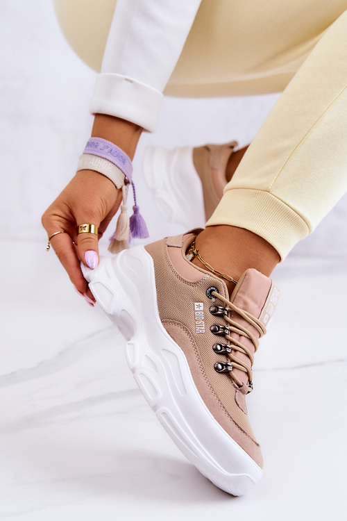 Dámske športové topánky tenisky Veľká hviezda JJ274A222 Beige