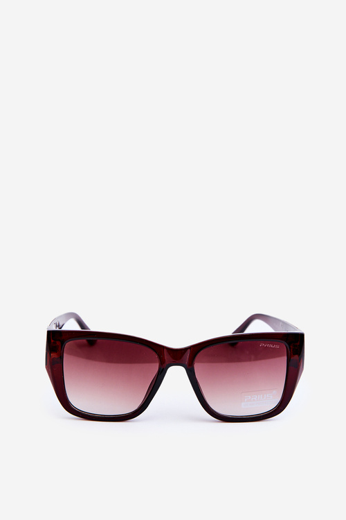 Dámské Sluneční Brýle S Ozdobnými Detaily UV400 Hnědé