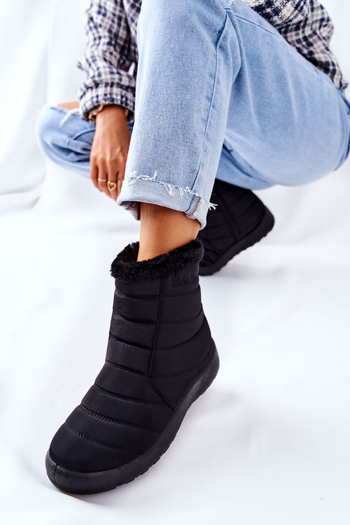 Ženské izolované snehové topánky Black Mezyss