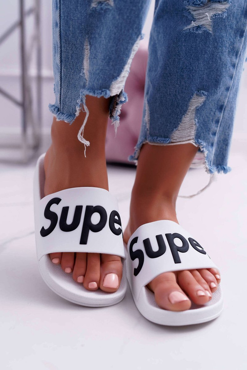 Dámske biele papuče super losaria