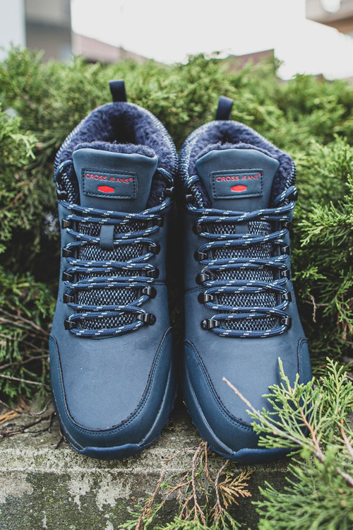 Pánská Treková Obuv Cross Jeans Tmavě Modré EE1R4115C