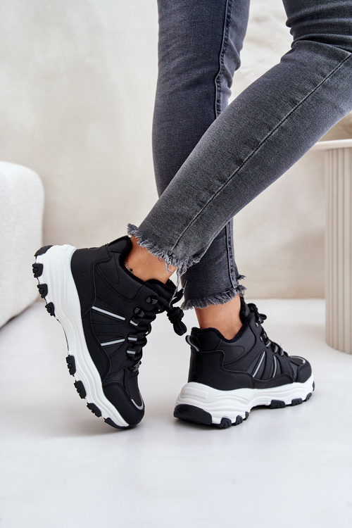 Zateplené Dámske Tenisky Big Star OO274A160 Čierne