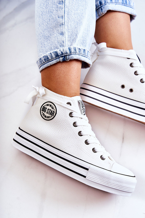 Dámska veľká hviezda Biela GG274013 tenisky