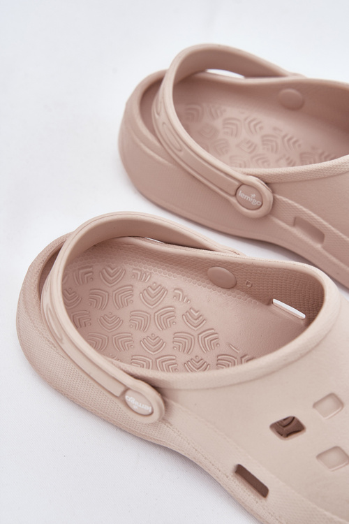 Dámské Pěnové Pantofle Béžové LEMIGO 806