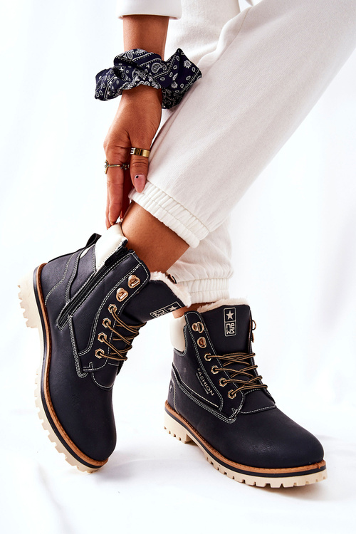 Dámske drevené topánky s čiernou izoláciou Tiempo