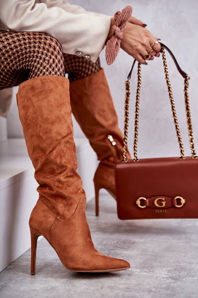 Klasické Semišové černé Boty Na Velbloud Ameya