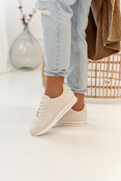 Dámská Sportovní Obuv Sneakersy Béžové Nova