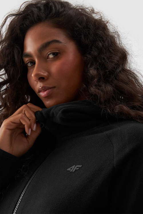 Polar S Kapucňou Regular Dámsky 4F Čierny 4FWMM00TFLEF291-20S