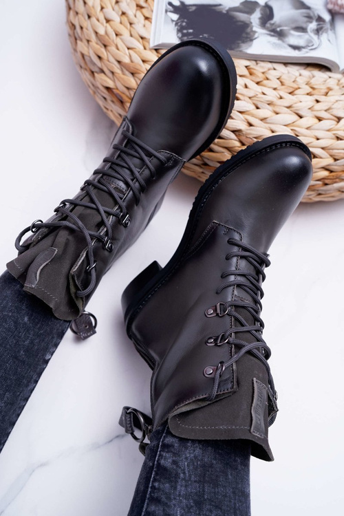 Dámske topánky Big Star Leather Grays EE274507