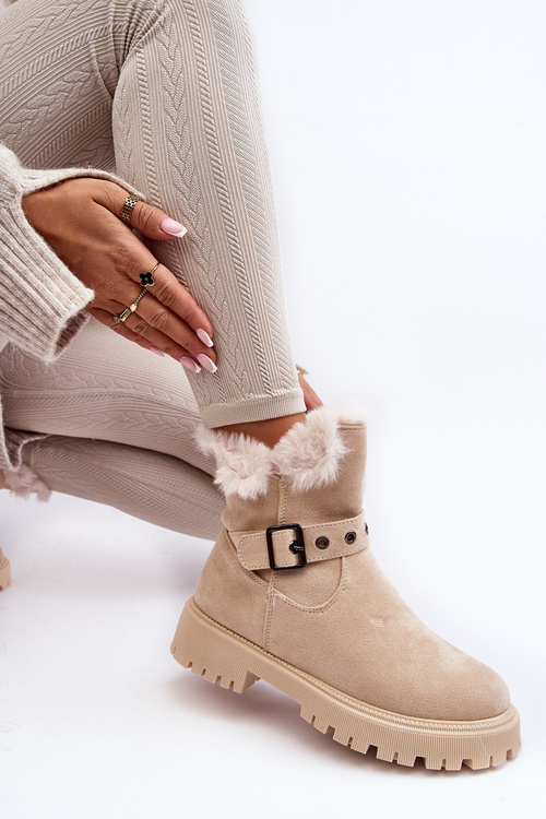 Dámske topánky s béžovým posúvačom Morcos