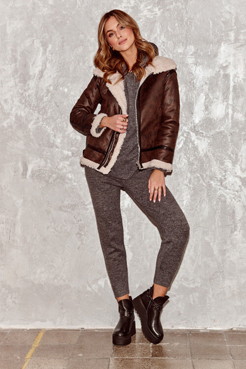 Kožené Dámské Boty Na Platformě Koturnu S Pásky Zazoo 1752 Černé