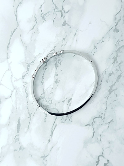 Dámský Náramek Ocel se čtyřmi zirkony Stříbro Avior