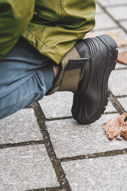 Khaki Big Star MM374123 Detské snehové topánky