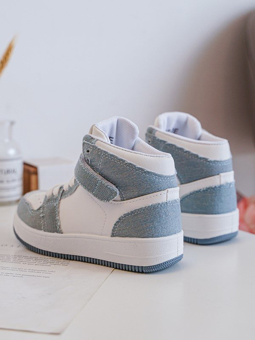 Detské detské športové topánky biele modré Milara