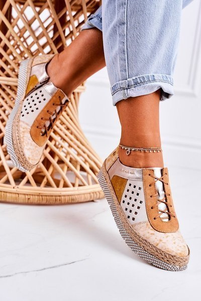 Dámske kožené topánky Maciejka Yellow 03339-44