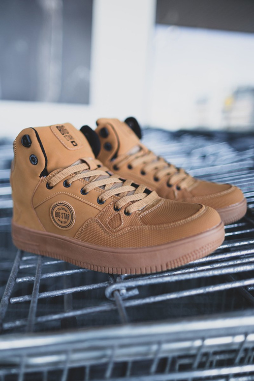 Pánske športové topánky Big Star High Camel EE174432