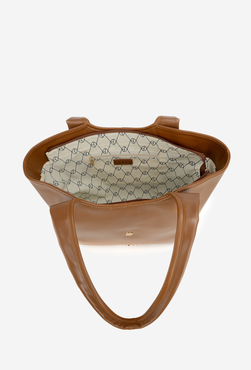 Kabelka Shopperka s přezkou NOBO BAG6010-017 světle hnědá