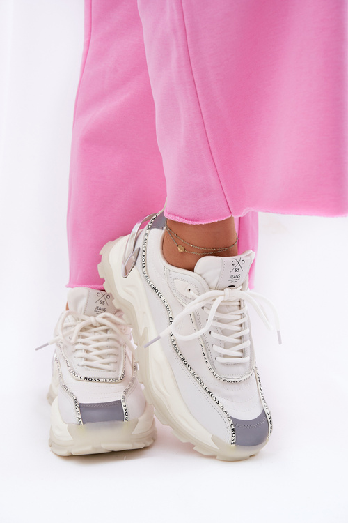 Dámské Sportovní Obuv Cross Jeans II2R4017C Bílé