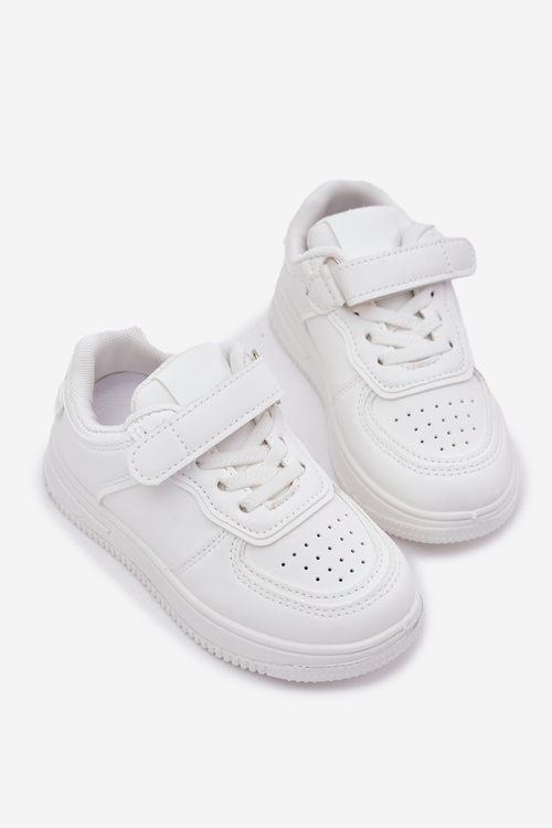 Detská Športová Obuv Z Eko Kože Biela Liora