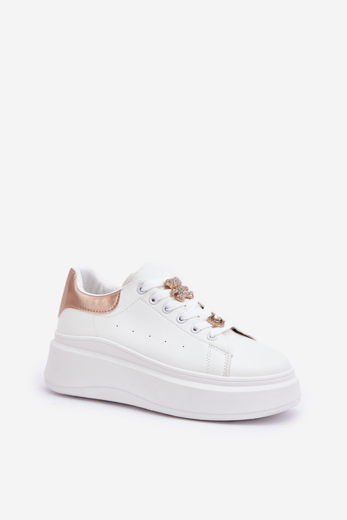 Dámské tenisky s kroužky bílé Bralinea