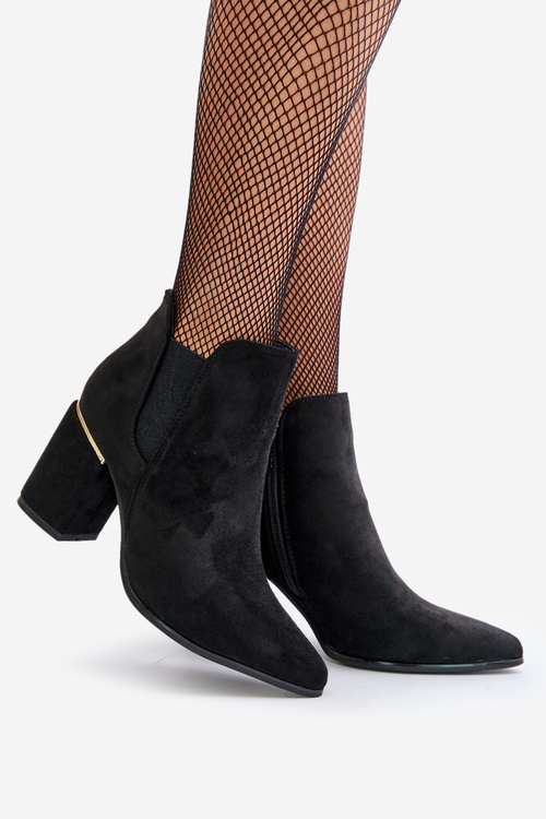 Eko Semišové Čižmy Na Opätku Zateplené Hnedé Daivine