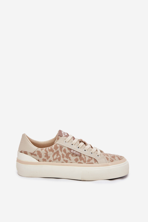 Nízke Dámske Tenisky Leopardí Vzor Lee Cooper LCW-25-02-3330L Béžové