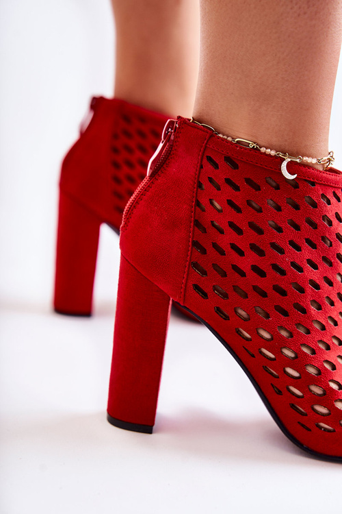 Subcrew Openwork Red Jenissa topánky