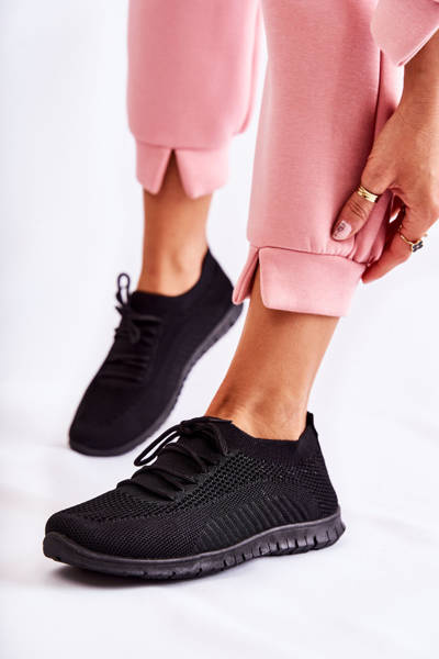 Dámske posuvné športové topánky Black Sequro