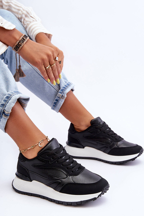 Dámské Sportovní Boty Na Platformě Černobílé Henley