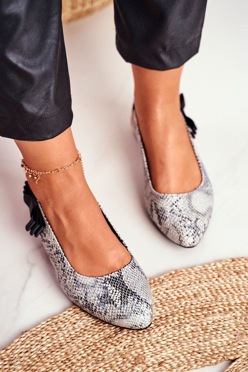 Ballerini Sergio Leone Gray Snake Pattern BL615