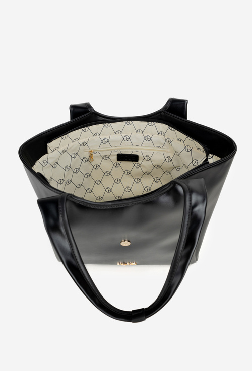 Nákupná taška s sponou NOBO BAG6010-020 Čierna