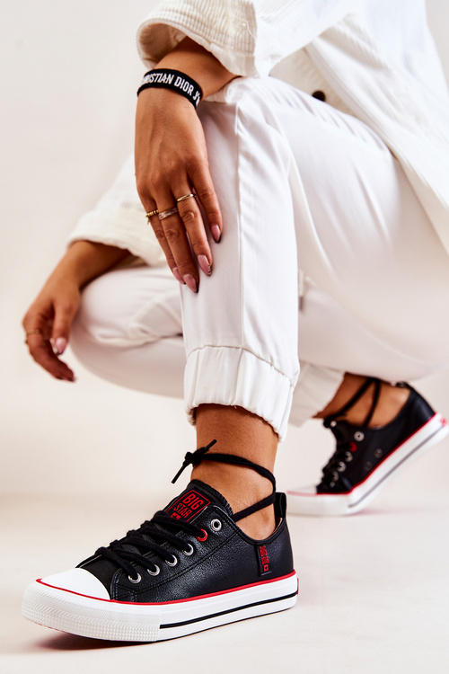 Kožené tenisky BIG STAR JJ274129 Černé