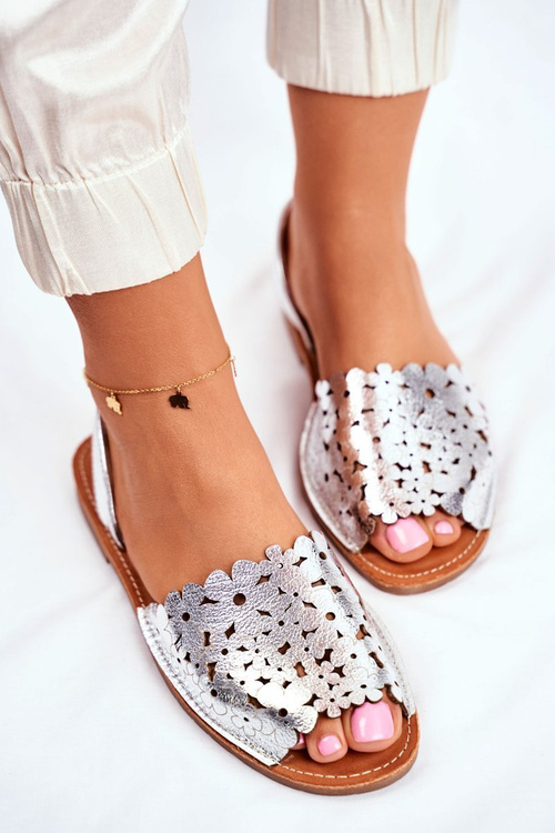 Dámské Sandály Slip-on Stříbrné I Like Summer