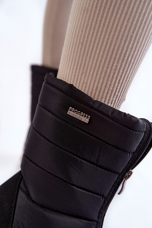 Dámské lehké, zateplené sněhule Progress PROGJ-22-129 Černé