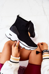 Športové topánky High Sock Black Bailee
