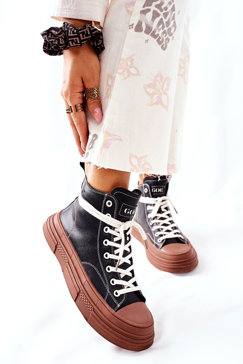 Dámské Zateplené Tenisky GOE II2N4033 Černé