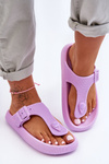 Dámske klavírne fialové flip -flops Apolla