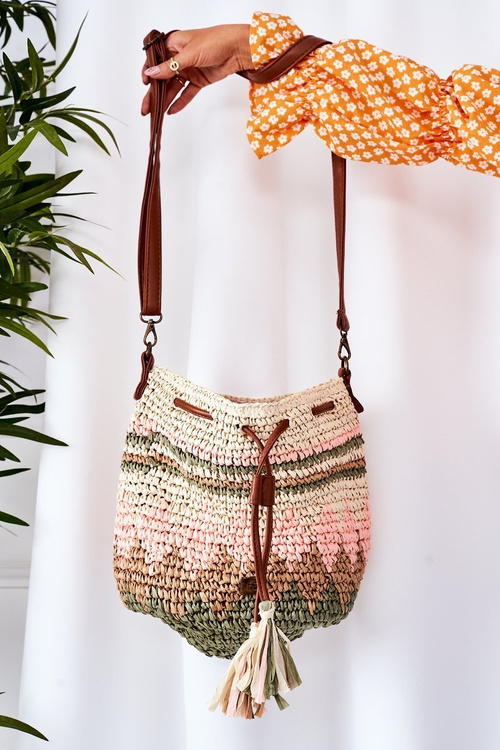 Opletená NOBO XK0430 BEIGE MESSENGER BAG