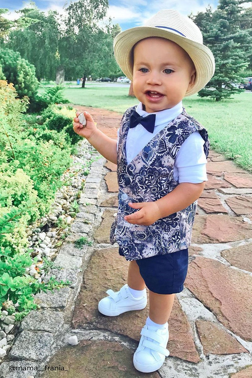 Dětské tenisky na suchý zip bílé Pergomo