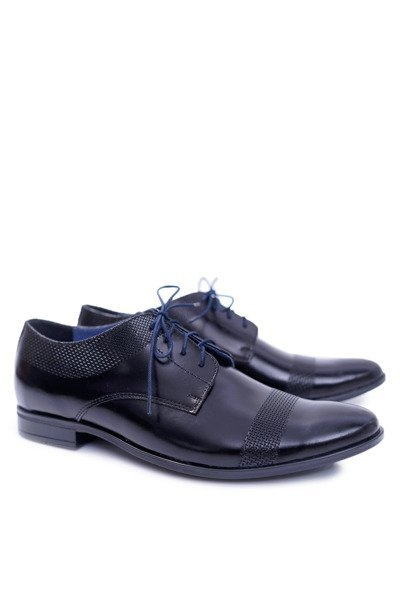 Pánske bednarek topánky elegantné kožené formálne čierne maestro