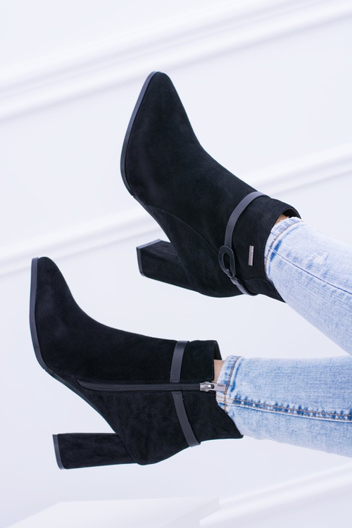 Big Star Black Suede topánky na post BB274383