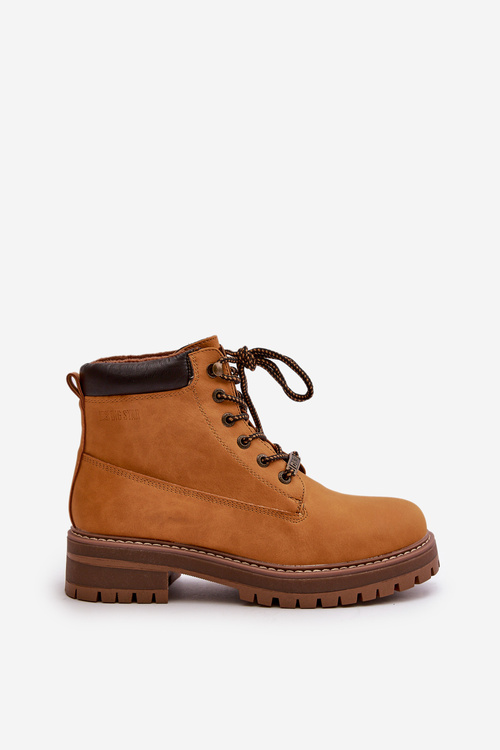 Dámské Zateplené Kotníkové Boty Big Star OO274A288 Camel