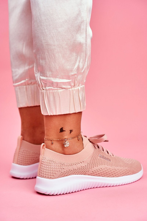 Dámske športové topánky svetlo ružovo rýchlejšie