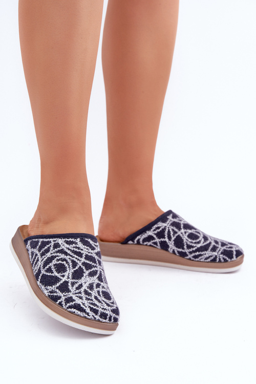 Lesklé Dámske Papuče Inblu CT000028 Tmavomodré