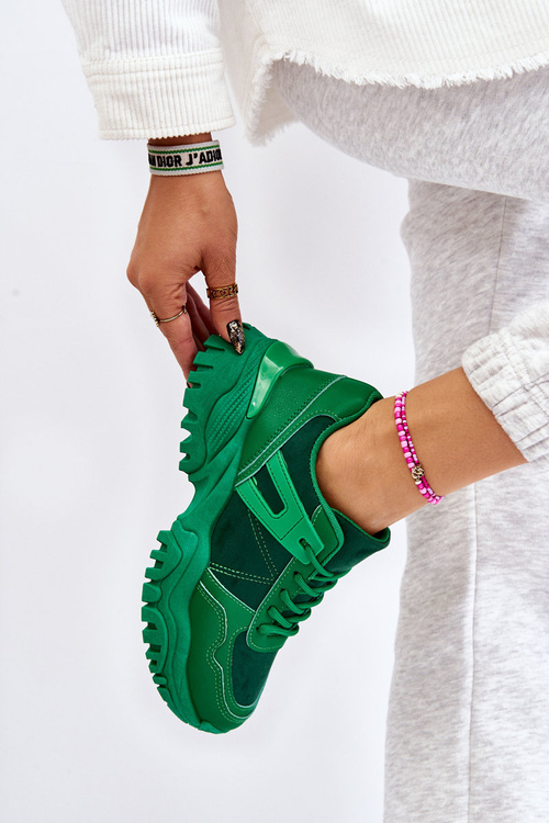 Módní sportovní obuv Tenisky Zelená Frezio