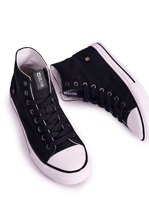 Pánské klasické vysoké tenisky BIG STAR DD174249 Černé