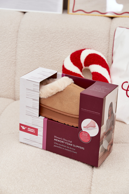 Dámske papuče s kožušinou Camel Eveline